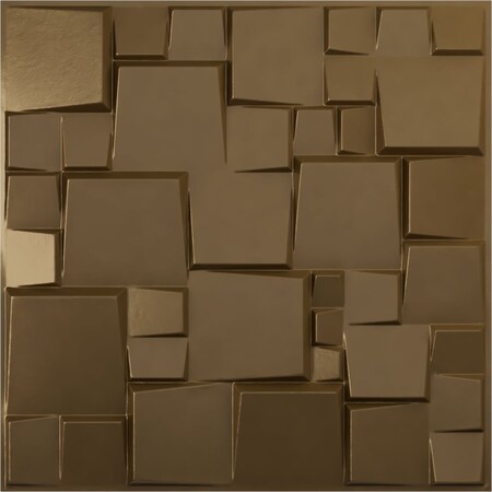 Ekena Millwork 19 5/8in. W x 19 5/8in. H Modern Square EnduraWall Decorative 3D Wall Panel Covers 2.67 Sq. Ft. WP20X20MSCCB